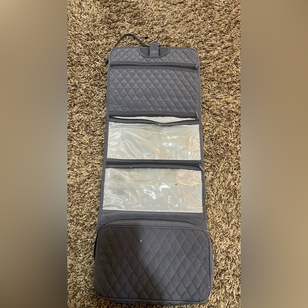 Vera Bradley Quilted Black Travel Bag - Picture 3 of 6